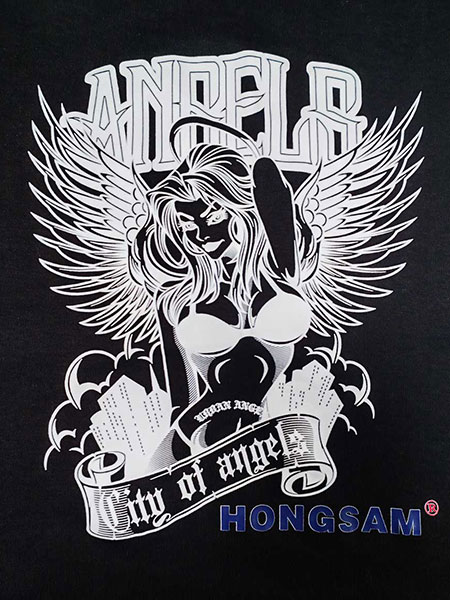 鴻盛數(shù)碼DTF數(shù)碼燙畫白墨打印效果